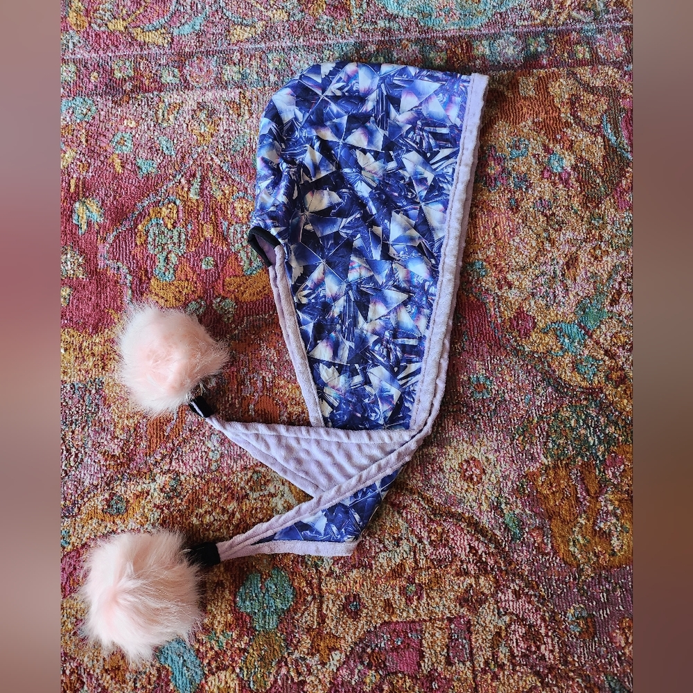 UNIQUE custom reversible festival hood